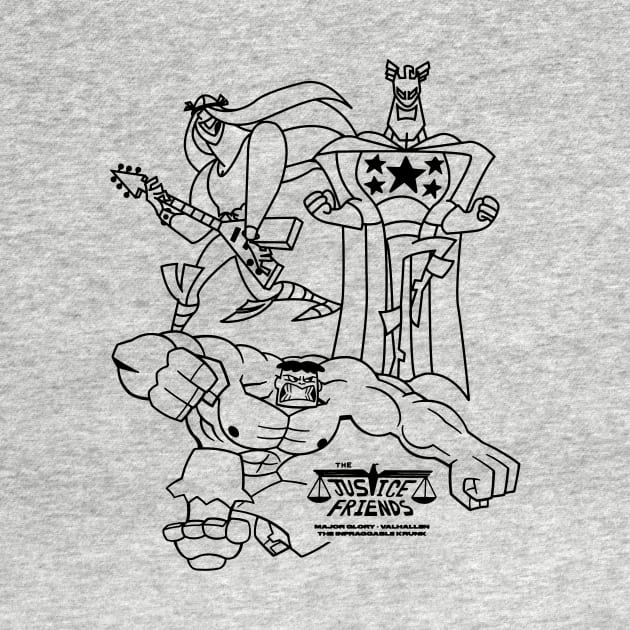 Dexters Laboratory - Justice Friends by Tee Cult